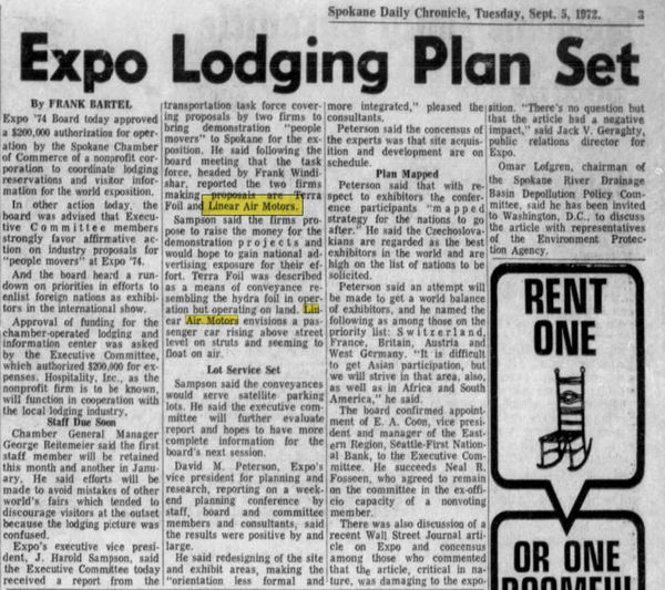 Linear Air Motors - Sept 1972 Article (newer photo)